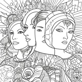 Mystical Hidden Figures Coloring Page 34624-27392