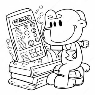 Diary Of A Wimpy Kid Coloring Page 3470-2767