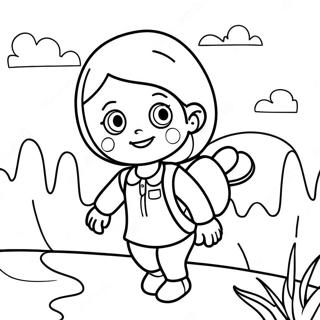 Adventurous Lucy Coloring Page 34734-27467