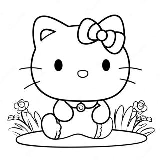 Hello Kitty And Friends Coloring Pages