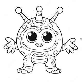 Henry Hugglemonster Coloring Page 34853-27567