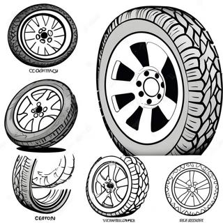 Tire Coloring Page 34903-27610