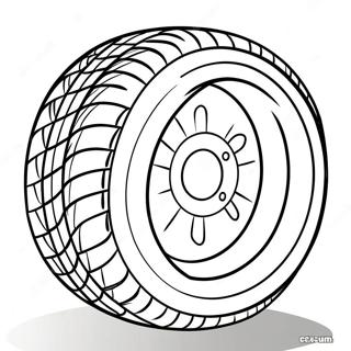 Tire Coloring Page 34903-27611