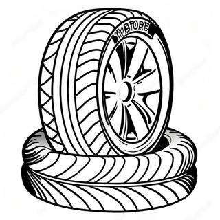 Tire Coloring Page 34903-27612