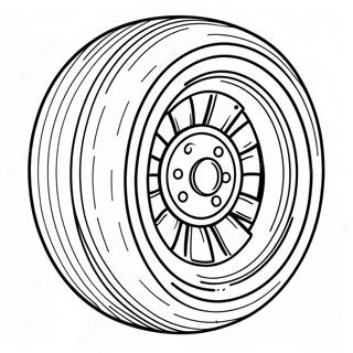 Tire Coloring Pages