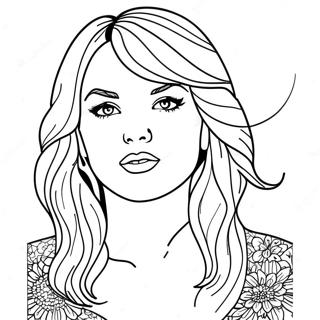 Taylor Swift Reputation Coloring Pages