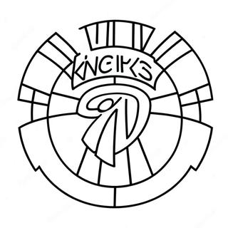 New York Knicks Logo Kleurplaat 34953-27643