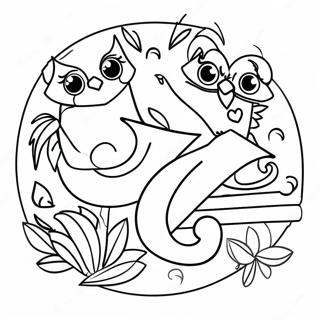 Duo Abc Coloring Page 34963-27648