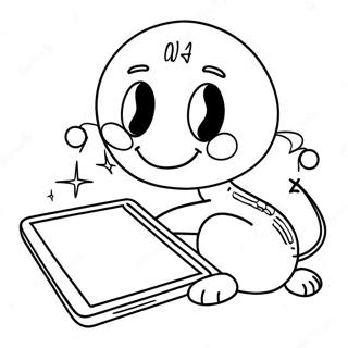 Responsible Online Behavior Coloring Page 34984-27665