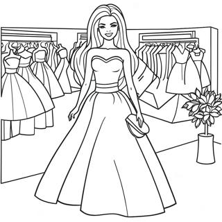 Fashion Barbie Coloring Pages