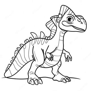 Dilophosaurus Coloring Pages