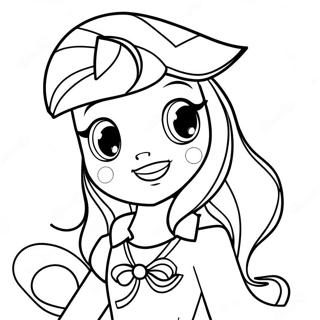 Sunset Shimmer Equestria Girl Coloring Pages