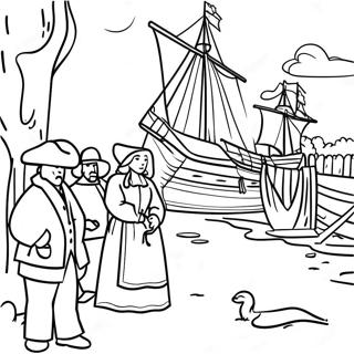 Jamestown Coloring Pages