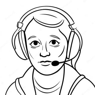 Listening Coloring Page 35083-27736