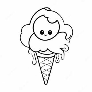 Snow Cone Coloring Page 35093-27765