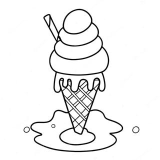 Snow Cone Coloring Page 35093-27768