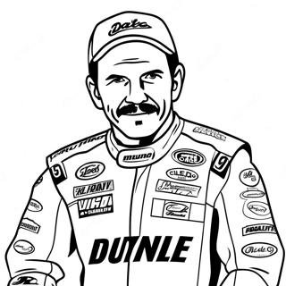 Dale Earnhardt Coloring Pages