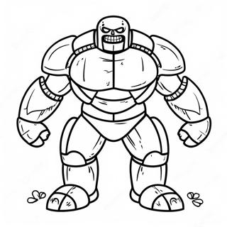 Iron Golem Coloring Pages