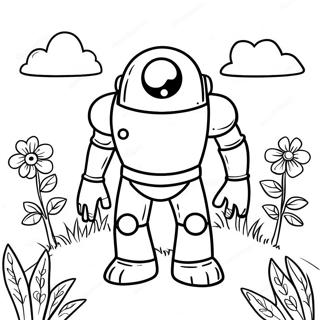 Iron Golem Coloring Pages