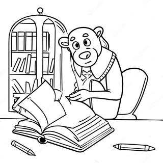 Literature Coloring Pages