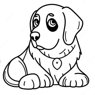 Bernese Mountain Dog Coloring Pages