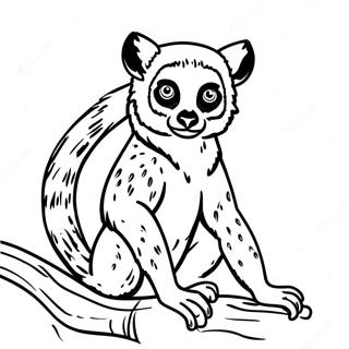 Lemur Coloring Pages