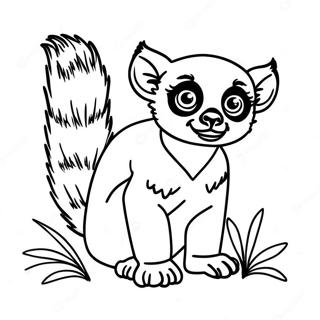 Lemur Kleurplaat 35163-27838