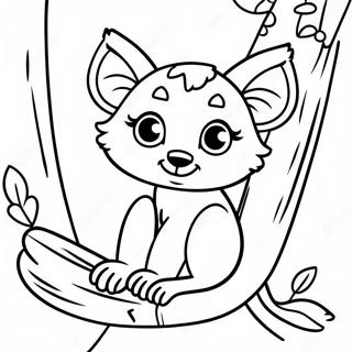 Lemur Coloring Pages