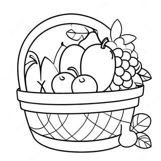 Fruit Basket Coloring Page 35193-27833