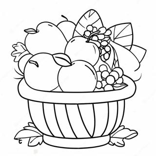 Fruit Basket Coloring Page 35193-27834