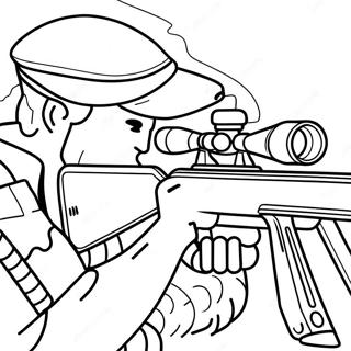 Sniper Army Coloring Page 35203-27842