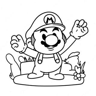 Super Mario Odyssey Coloring Page 3520-2810