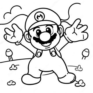 Super Mario Odyssey Coloring Page 3520-2811