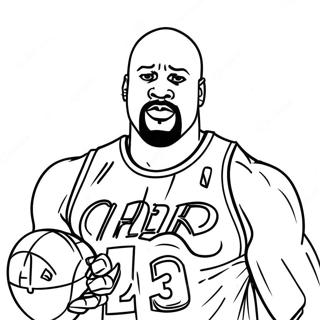 Shaq Coloring Pages