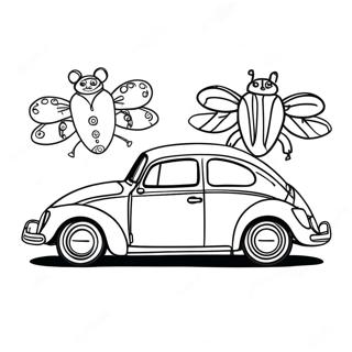 Vw Bug Coloring Pages