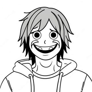 Jeff The Killer Coloring Pages