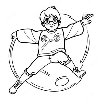 Harry Potter Quidditch Coloring Pages