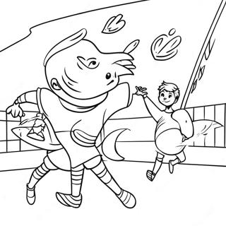 Harry Potter Quidditch Coloring Pages