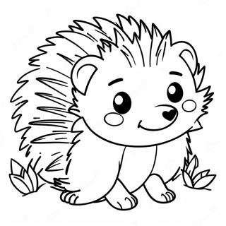 Hedgehog Coloring Pages