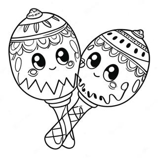 Maracas Coloring Page 35313-27928