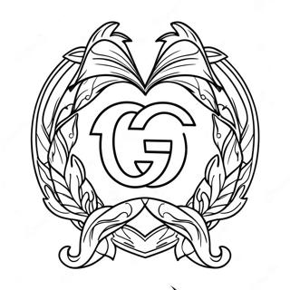 Gucci Logo Ausmalbild 35343-27946