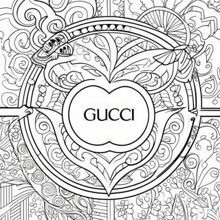 Раскраска Логотипа Gucci 35343-27947