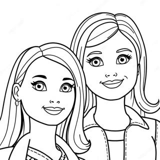 Barbie Skipper Stacie And Chelsea Coloring Pages