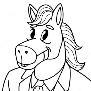 Bojack Horseman Coloring Pages