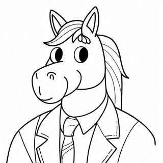 Bojack Horseman Coloring Page 35443-28027