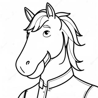 Sad Bojack Horseman Coloring Page 35444-28029