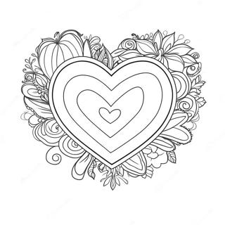 True Love Heart Coloring Page 35453-28054