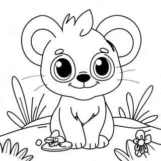 Cute Hard Animal Coloring Pages