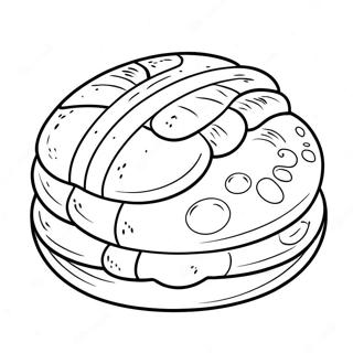 Freshly Baked Bread Coloring Page 35504-28095