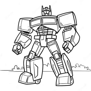 Ironhide Transformer Coloring Page 35533-28086